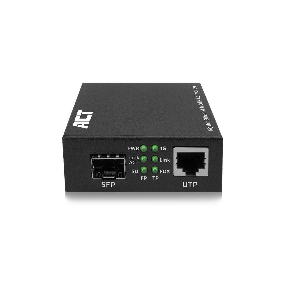 ACT AC4451 Medienkonverter 1000 Mbit/s SFP Schwarz
