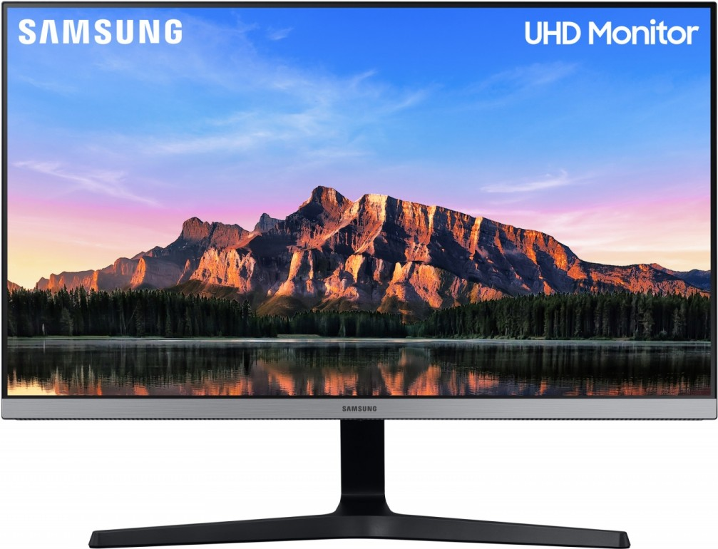 Samsung 70,8 cm LED-Monitor, 71,10cm (28") , 16:9 Bildformat, 4K Ultra HD, IPS-Panel, Auflösung: 3840 x 2160, 60 Hz Bildwiederholungsrate, 300 cd/m² Helligkeit, Kontrast: 1.000:1 [Energieklasse F] (LU28R550UQPXEN)