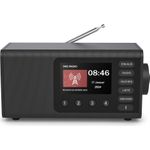 Hama Digitalradio DR1001, FM/DAB/DAB+/Bluetooth® RX, Radiowecker, Schwarz (00054260)