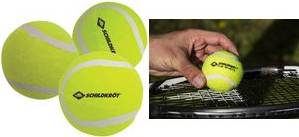 SCHILDKRÖT Tennisbälle, 3er Set, gelb bietet vernünftigen Rebound, für das Hobbyspiel - 1 Stück (970048)