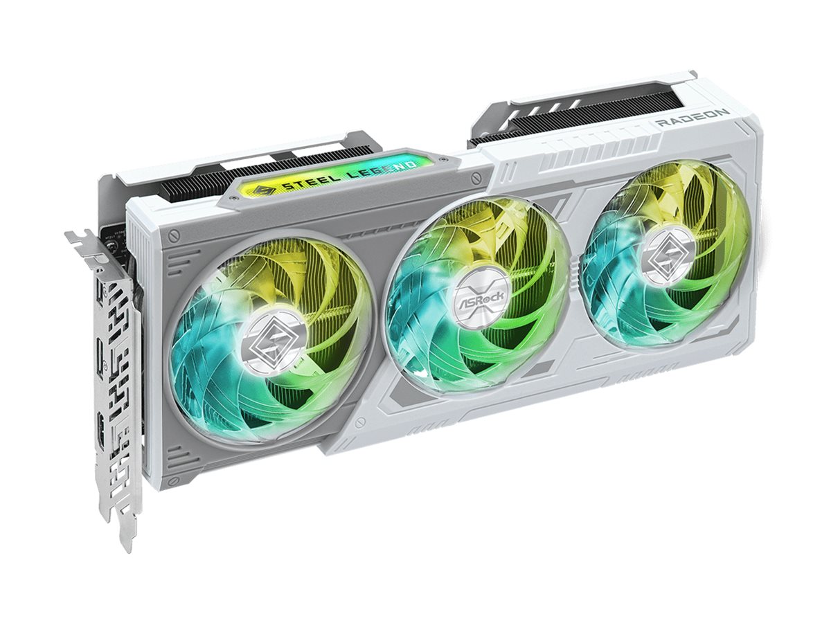 ASRock Steel Legend OC Radeon RX 9060 XT 16 GB GDDR6 Weiß
