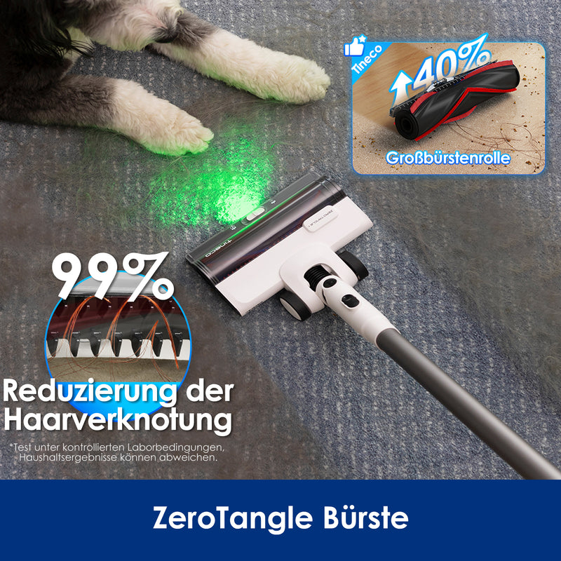 Tineco PURE ONE Station 5 Stabstaubsauger Kabellos Grau