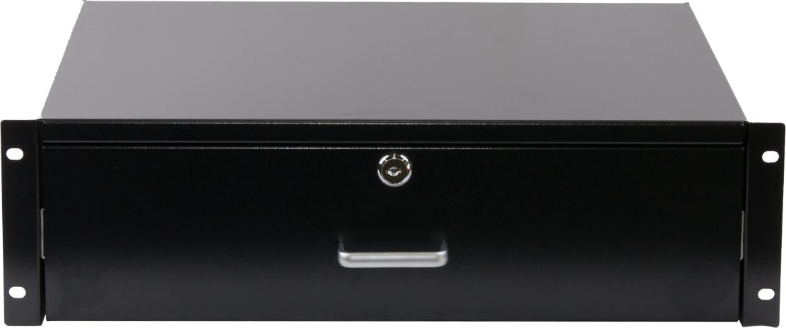 Rockstable 4 HE 19" Abschließbare Schublade (RS19-DR04)