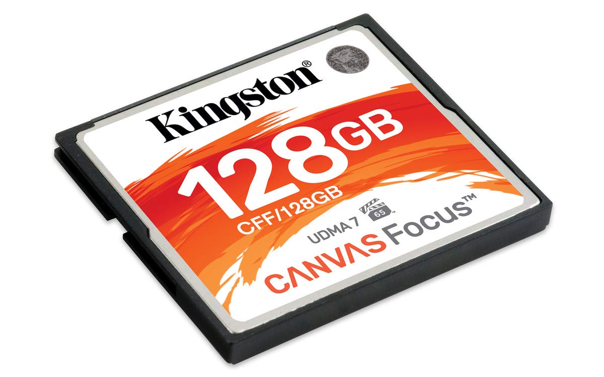 Kingston Technology Kingston Canvas Focus Compact Flash Card, 128GB (CFF/128GB)