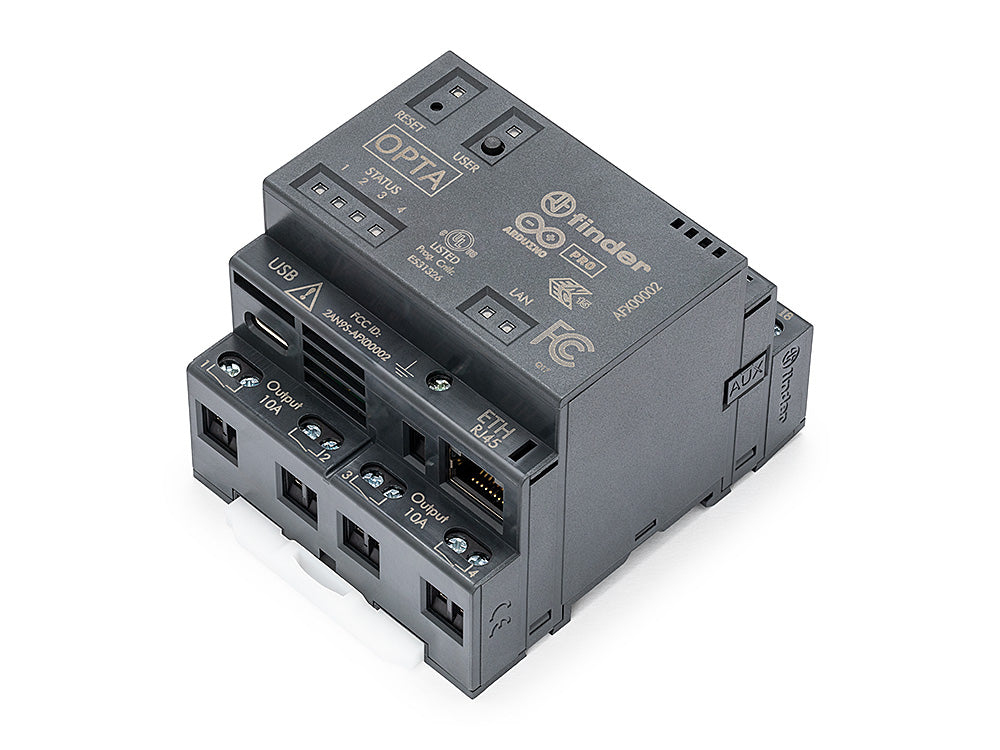 Arduino Opta WiFi SPS-Kommunikationsmodul 12 V/DC, 24 V/DC Schwarz