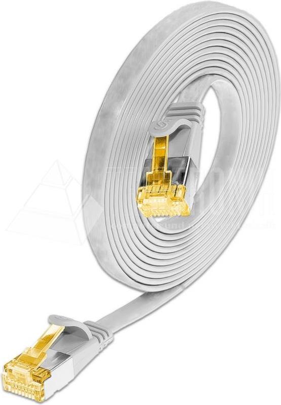 Wirewin SLIM PKW-STP-SLIM-K6A 0.5 WS. Kabellänge: 0,5 m, Kabelstandard: Cat6a, Kabelschirmung: U/FTP (STP), Anschluss 1: RJ-45, Anschluss 2: RJ-45, Steckerverbindergeschlecht: Male connector / Male connector, Kabelfarbe: Weiß (PKW-STP-SLIM-K6A 0.5 WS)