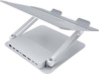 Dexlan Höhenverstellbarer Notebookständer aus Aluminium mit integrierter 20,30cm (8") 1 USB-C Docking Station (310790)