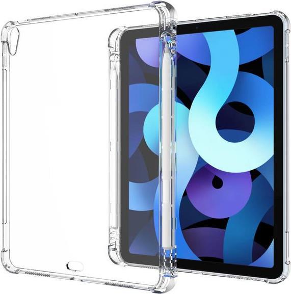 eSTUFF MEMPHIS Shockproof backcover for iPad Air 5/5 10.9. Clear. - for iPad Air 5/5 10.9. Clear. (ES686015-BULK)