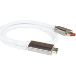 PYT M0221 DP 1.4 auf HDMI 2.0 A Stecker, Nylon, 4K@60Hz, 1 m, weiß (GC-M0221)