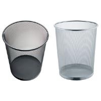 helit Papierkorb Mesh, aus Drahtmetall, 15 Liter, schwarz pulverbeschichtet, Durchmesser: 265 mm, Höhe: 280 mm - 1 Stück (H2518595)