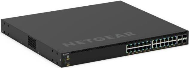 NETGEAR GSM4328-100AJS Managed L3 Gigabit Ethernet (10/100/1000) Power over Ethernet (PoE) 1U Schwarz (GSM4328-100NES)