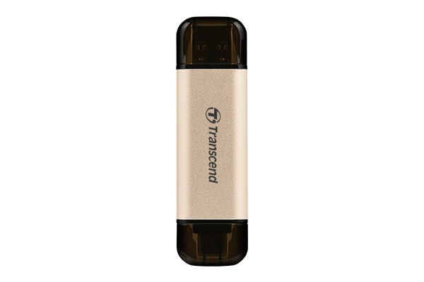 Transcend JetFlash 930C USB-Stick 128 GB USB-A / USB-C 3.2 Gen 1 Gold