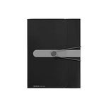 herlitz Sammelbox easy orga to go, DIN A4, schwarz opak PP-Folie, Füllhöhe: 40 mm, mit Gummizugverschluss und (11206117)