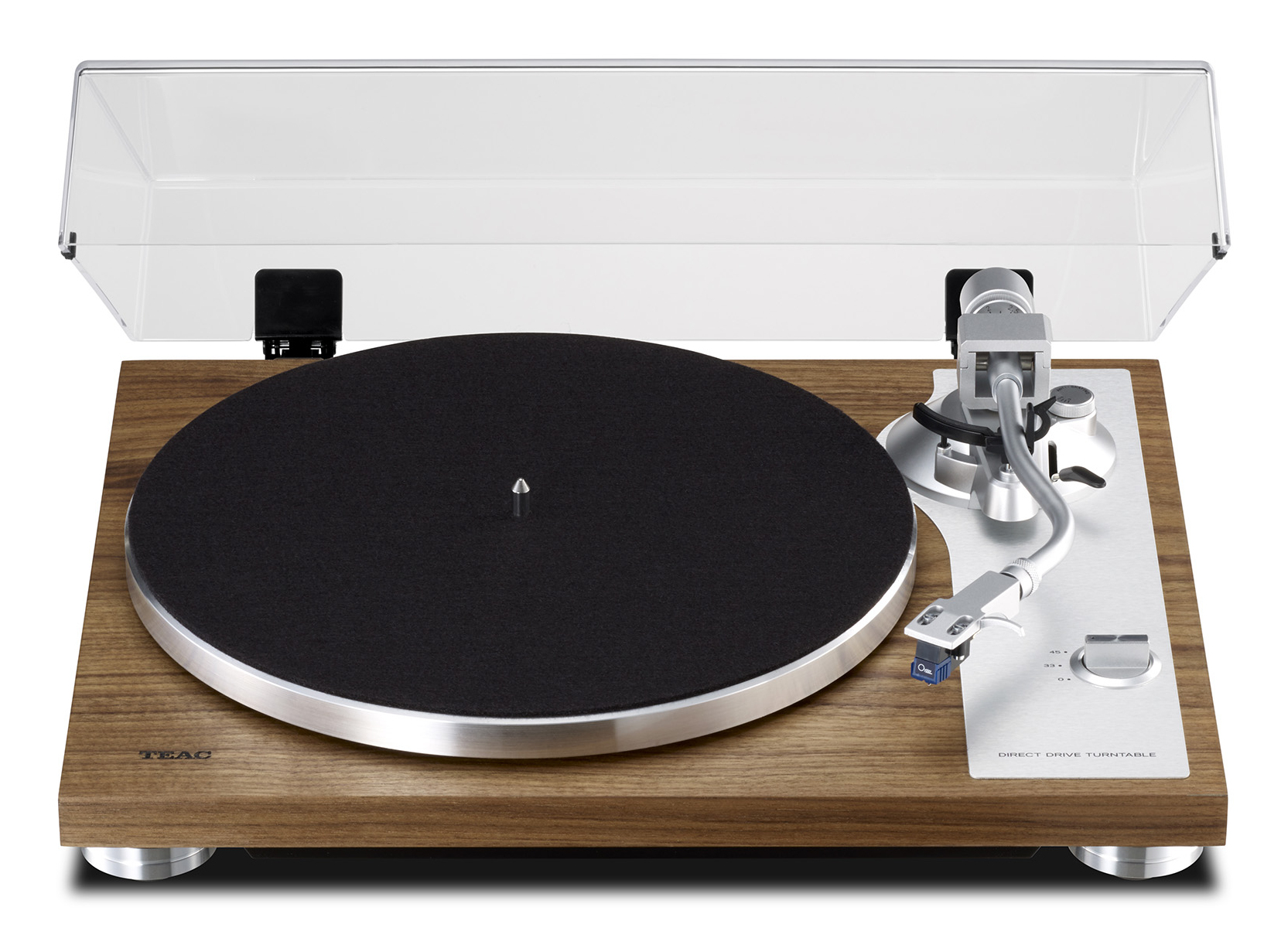Teac TN-4D-SE Plattenspieler mit Direktantrieb Walnuss