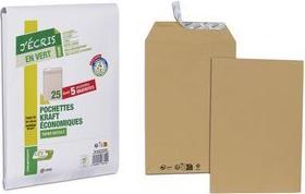 GPV Versandtaschen Green ECO, C5, 162 x 229 mm, braun ohne Fenster, Gewicht: 90 g, Heftklebung mit Abdeckstreifen, - 1 Stück (6310)