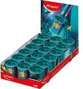 Maped Doppel-Spitzdose DRAGON, aus Metall, 18er Display mit Auffangdose, Kunststoff-Spitzereinsatz, - 18 Stück (044125)