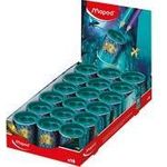 Maped Doppel-Spitzdose DRAGON, aus Metall, 18er Display mit Auffangdose, Kunststoff-Spitzereinsatz, - 18 Stück (044125)