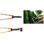 Bradas Heckenschere V-SERIES WOOD, Klingenlänge: 200 mm Wellenschliffklinge aus SK5-Stahl mit Schutzbeschichtung, - 1 Stück (KT-V1115)