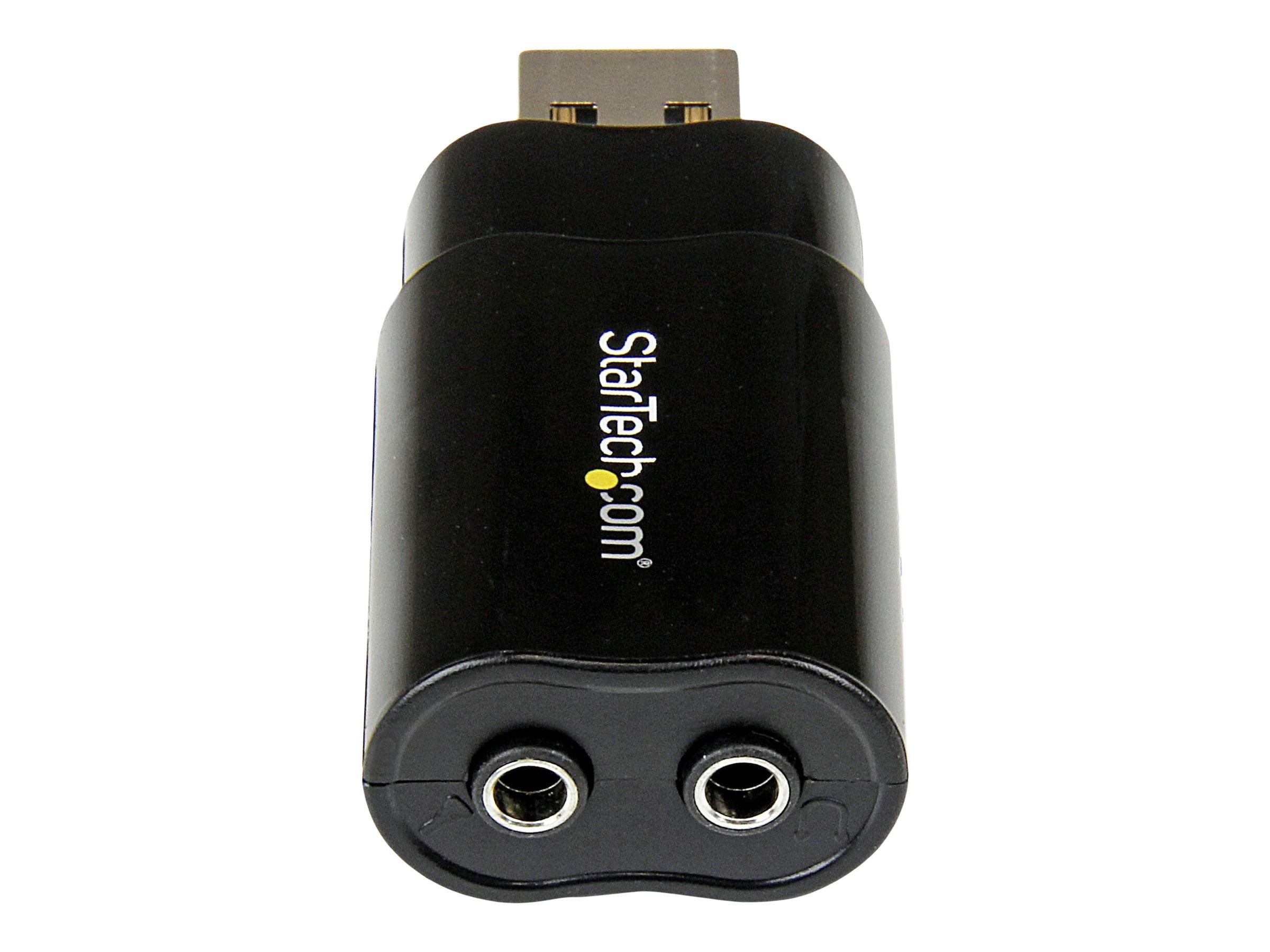 StarTech ICUSBAUDIOB USB Sound Card Schwarz
