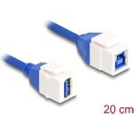 Delock USB-Kabel USB Typ A (W) Keystone zu USB Type B (W) Keystone (86970)