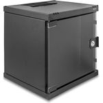 Delock 10" Netzwerkschrank 6 HE mit Glastür zur Stand- oder Wandmontage 240 mm Tiefe (43422)