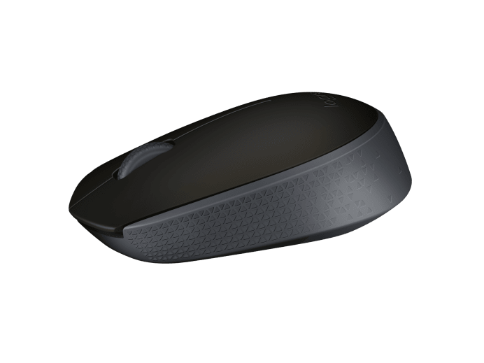 Logitech M171 Maus optisch RF Wireless Schwarz, Grau