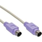 InLine® PS/2 Kabel, St/St 2m PC 99 Farbe Violett (13332V)