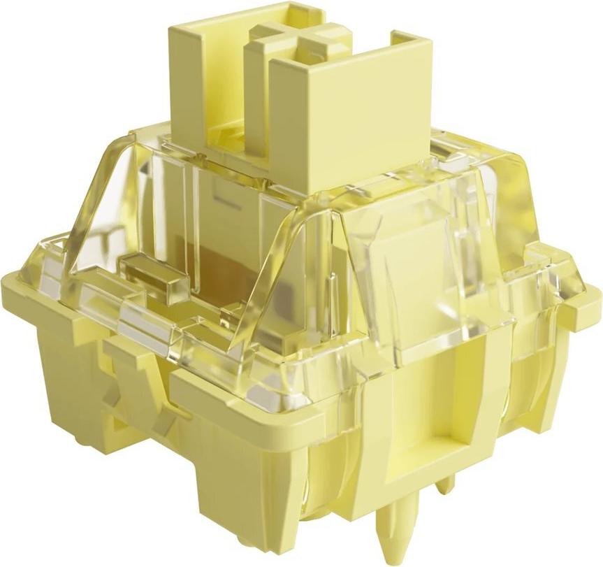 AKKO V3 Pro Cream Yellow Switches, mechanisch, 5-Pin, linear, MX-Stem, 50g - 45 Stück (6925758625173)