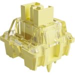 AKKO V3 Pro Cream Yellow Switches, mechanisch, 5-Pin, linear, MX-Stem, 50g - 45 Stück (6925758625173)