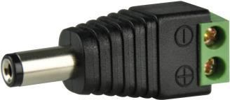 ABUS Netzanschluss Terminal Block (Schraube) (M) zu Gleichstromstecker 5,5 x 2,1 mm (M) (TVAC35800)