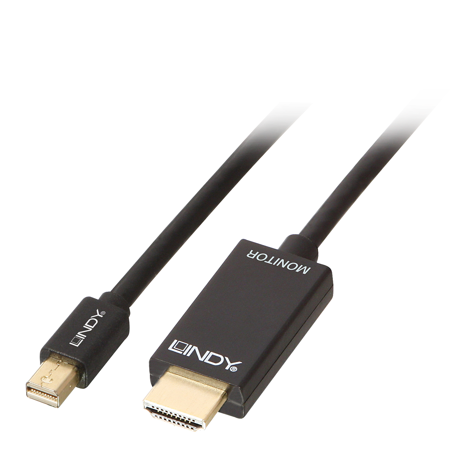 LINDY Kabel Mini DisplayPort/HDMI 4K30 (DP: passiv) 2m Konvertiert Mini-DisplayPort-Signale mit Aufl