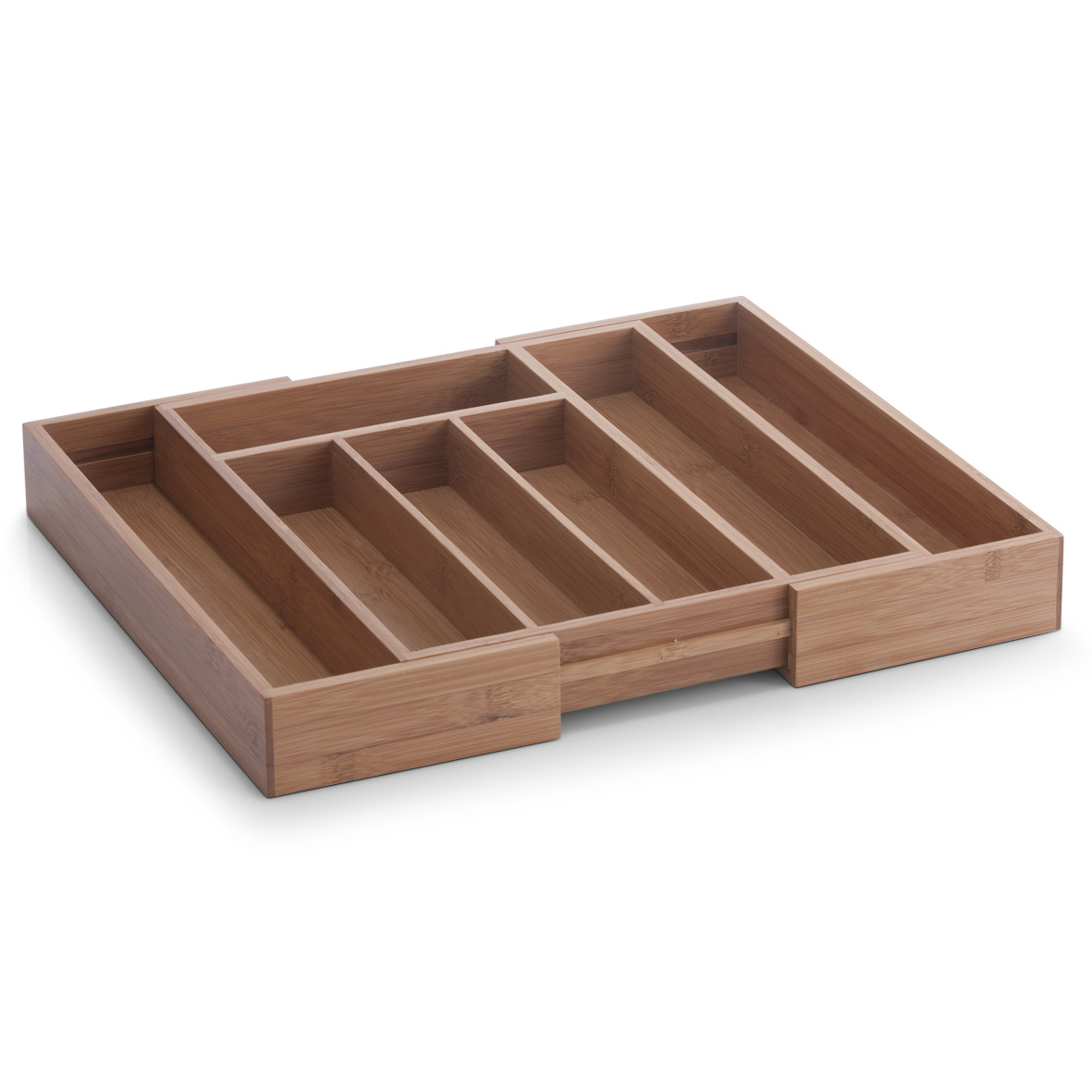 Zeller Present 25322 Besteckorganizer Einschub Bambus Braun