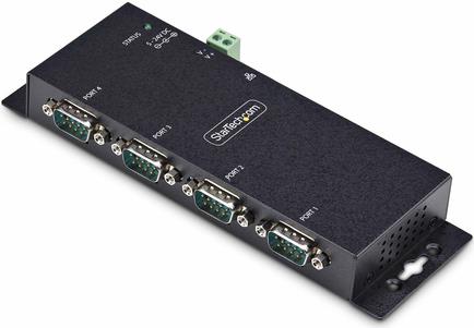 StarTech.com 4P Serial to Ethernet Adapter, IP LAN to RS232 DB9 Converter (I43-SERIAL-ETHERNET)