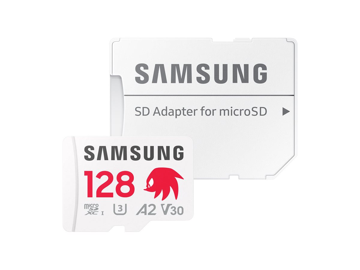 Samsung PRO Plus microSDXC 128 GB Sonic UHS-I U3 180 MB/s lesen / 130 MB/s schreiben Weiß