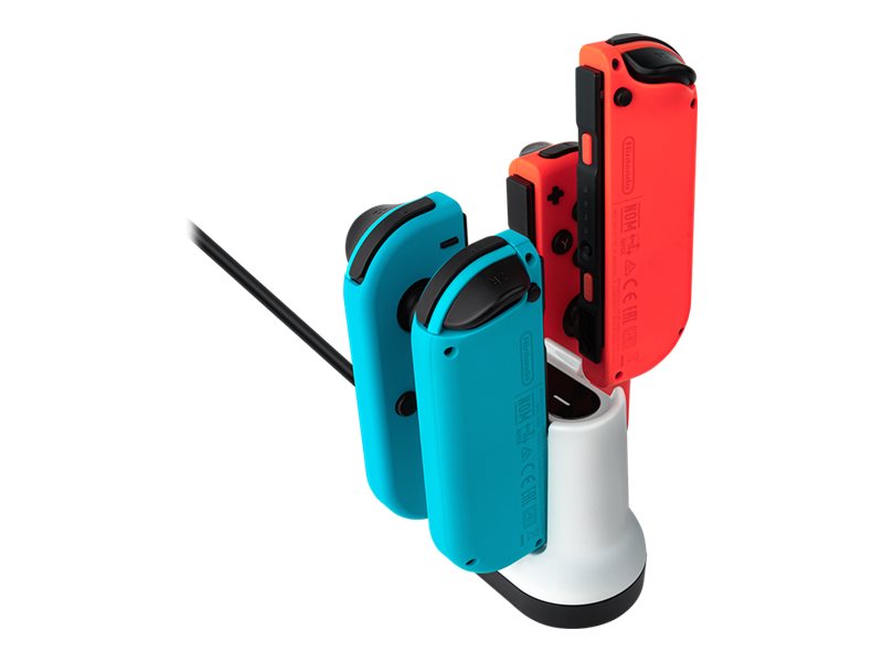 PDP Gaming Joy-Con Charging Shuttle Ladestation Schwarz, Weiß