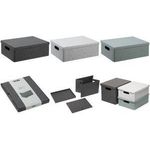 NHG Aufbewahrungsbox VEGA FELT STORAGE, Filz, M, hellgrau meliert, Material: Filz aus recyceltem PET, 1.100 g/qm, - 1 Stück (53840801)
