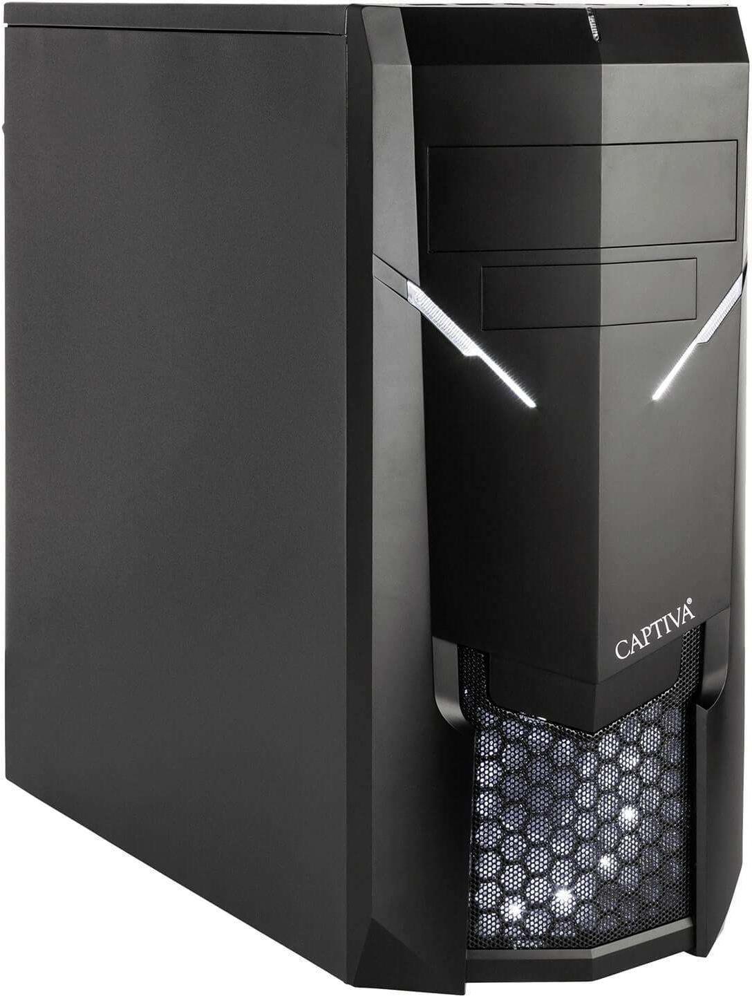 CAPTIVA I59-385 Intel® Core™ i5 i5-10400 16 GB DDR4-SDRAM 480 GB SSD Windows 11 Home Midi Tower PC Schwarz (59385)