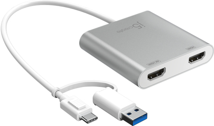 j5create JCA365-N USB-C® zu Dual HDMI™ Multi-Monitor Adapter (JCA365-N)