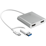 j5create JCA365-N USB-C® zu Dual HDMI™ Multi-Monitor Adapter (JCA365-N)