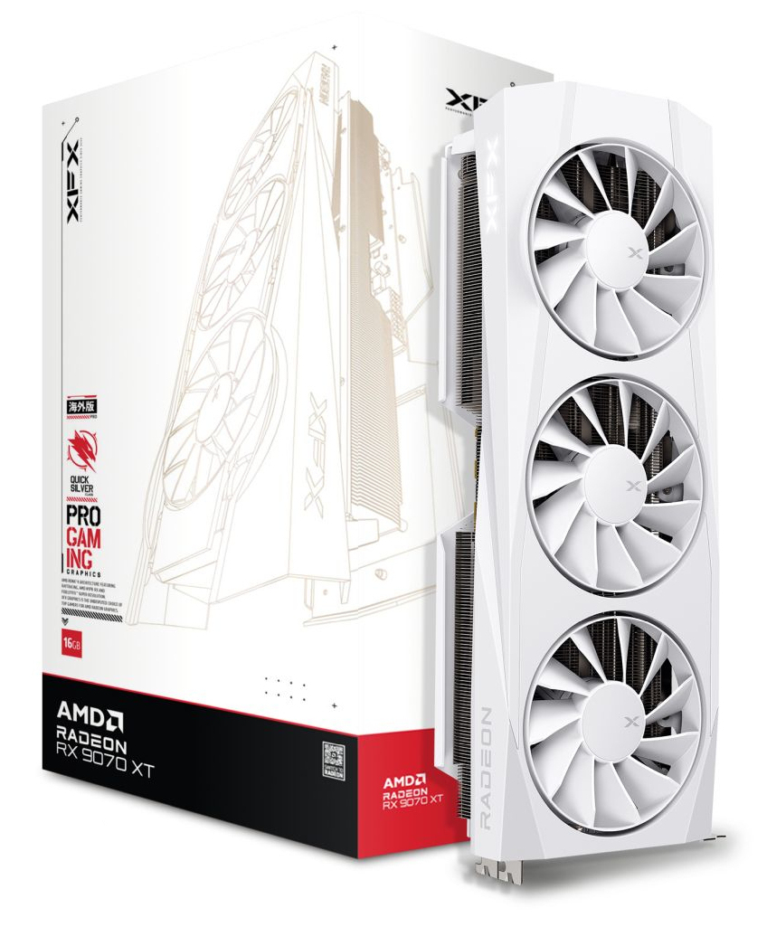 XFX QuickSilver Radeon RX 9070 XT 16 GB GDDR6 Weiß