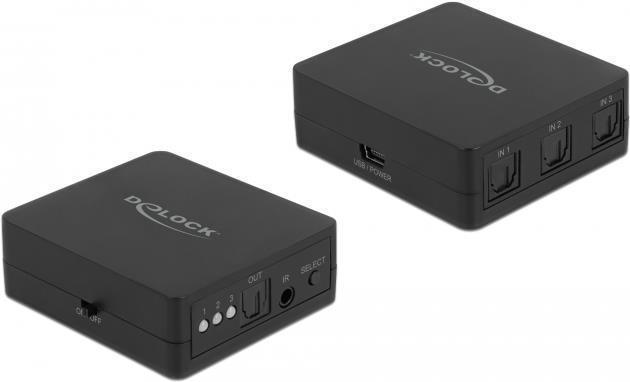 Delock - Audio-Switch - 3 x SPDIF - Desktop 63395