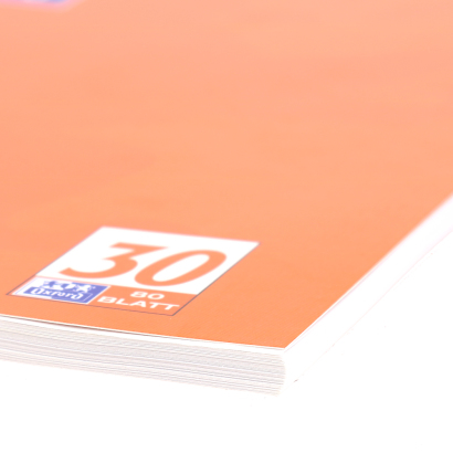 Oxford Collegeblock DIN A4+ blanko 80 Blatt 90 g/m² Orange