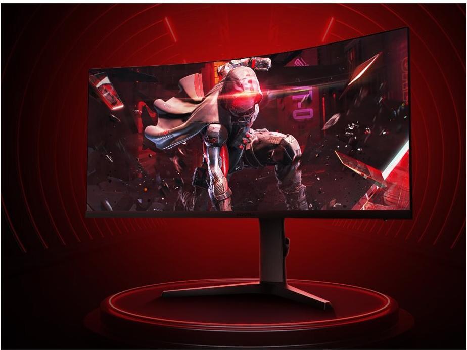 KOORUI G3441VC 34" WQHD Gaming-Monitor 180 Hz Schwarz