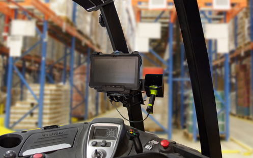 Gamber-Johnson Scanner Pocket Tablet Mount Passive Halterung VESA 75 mm Schwarz
