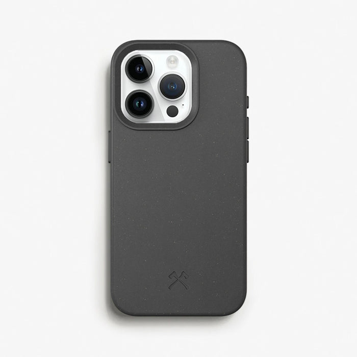 Woodcessories Bio Case Cover für Apple iPhone 15 Pro Schwarz