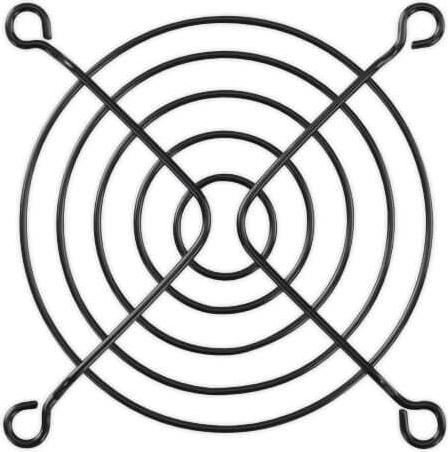 Alphacool Lüftergitter 80mm schwarz (10334)