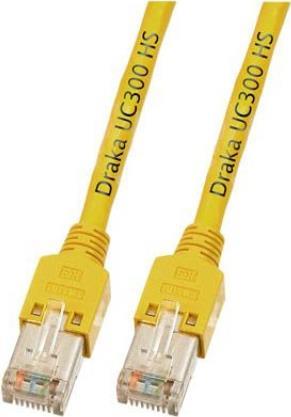 EFB-Elektronik RJ45 Patchkabel Cat.5e SF/UTP LSZH Draka UC300 TM11 gelb 3m Hersteller: EFB Elektronik (K8015.3)