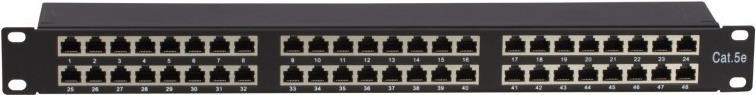 DS-IT CAT5, FTP Netzwerk-Patchpanel, 19”, 48-fach. (DS-Patch5-48FTP)