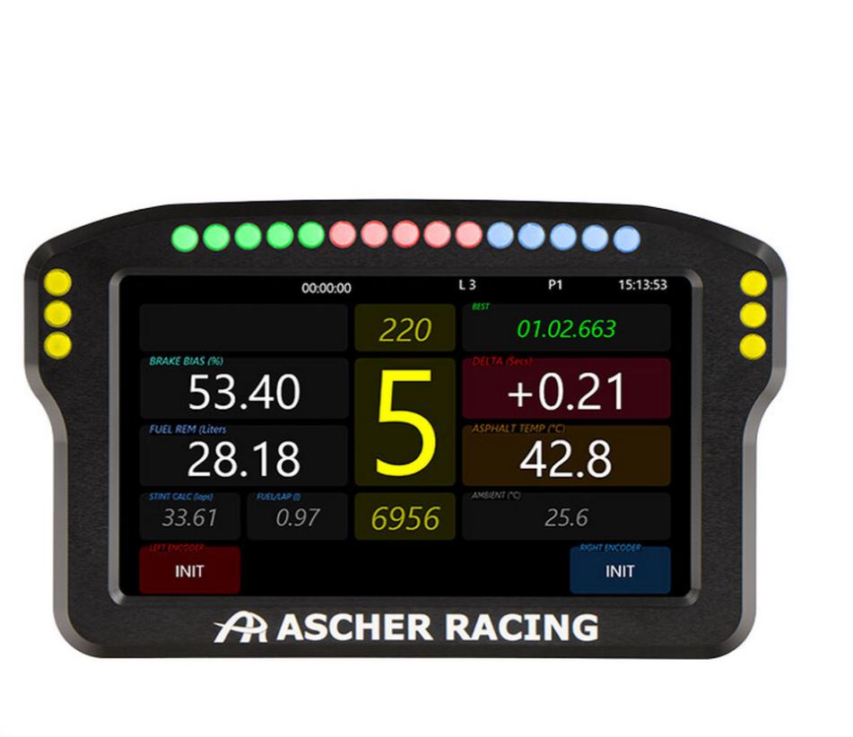 Ascher Racing Dashboard 5" (76080029)