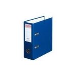 herlitz PP-Ordner, DIN A5 hoch, Rückenbreite: 75 mm, blau Kunststoff-Ordner, ganarbte PP-Folie, grauer Innenspiegel (10842326)